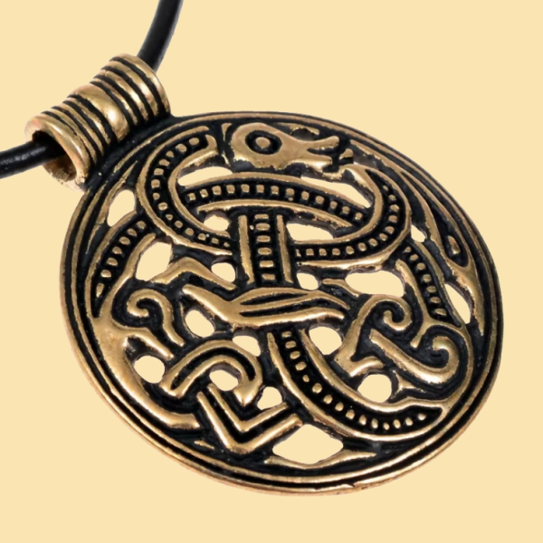 Anhänger im Jellinge-Stil- Bronze